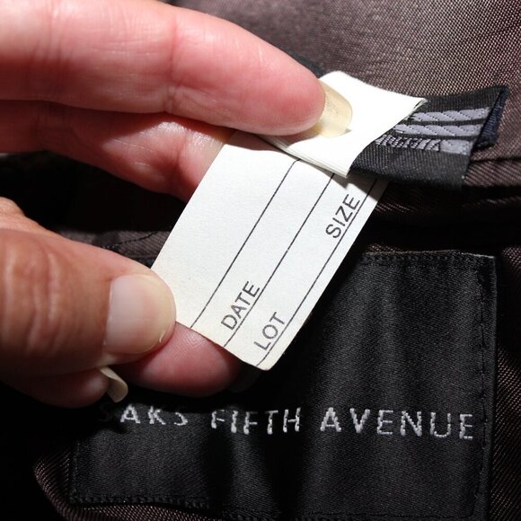 Burberrys Mens Vintage Sport Coat Wool Green Navy Houndstooth see measurements - Picture 14 of 14